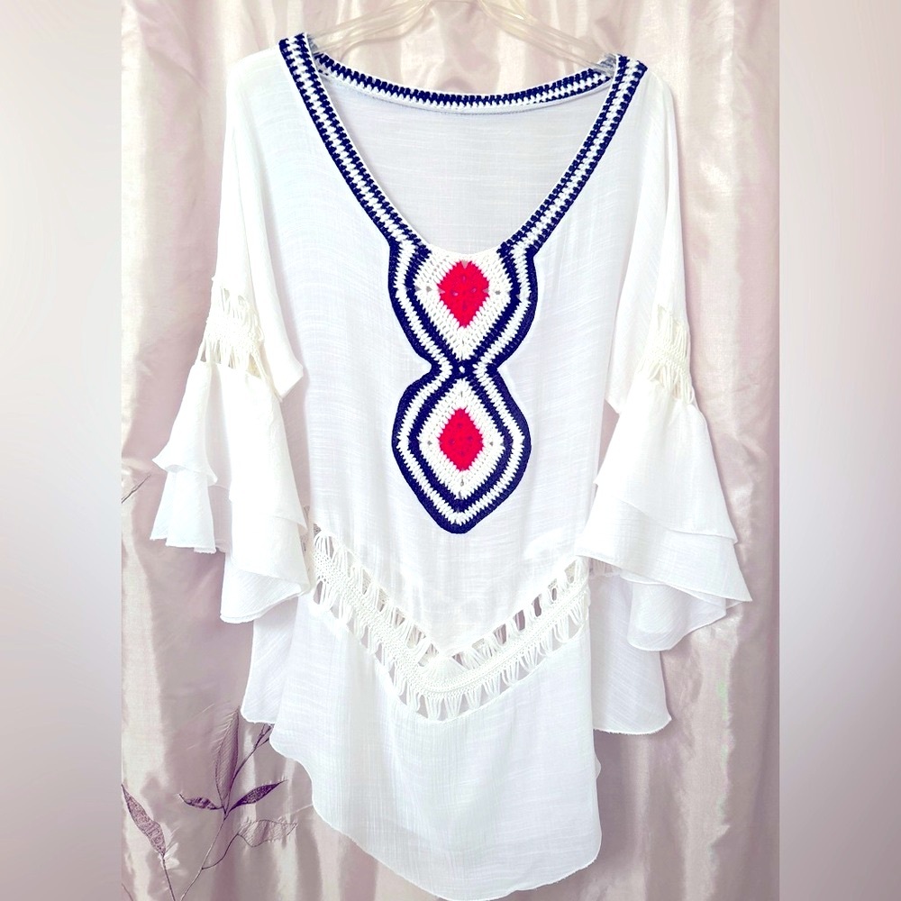 Gauze Cover Up Handmade